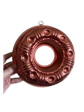 Vintage Copper Bundt Pan Dessert Mold